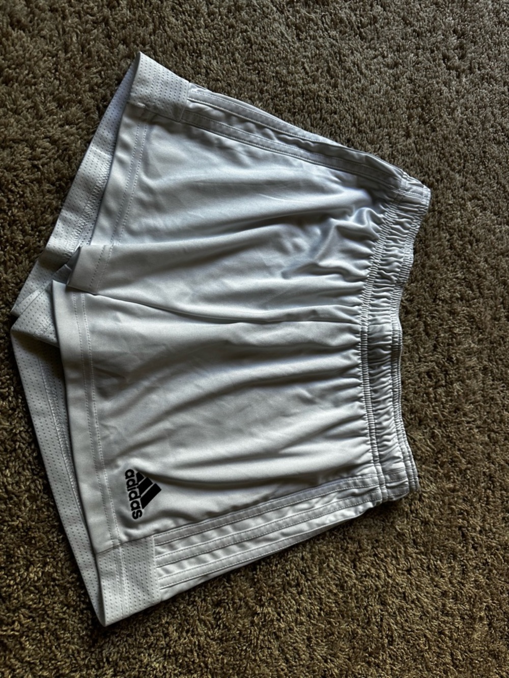 Adidas White Athletic Shorts